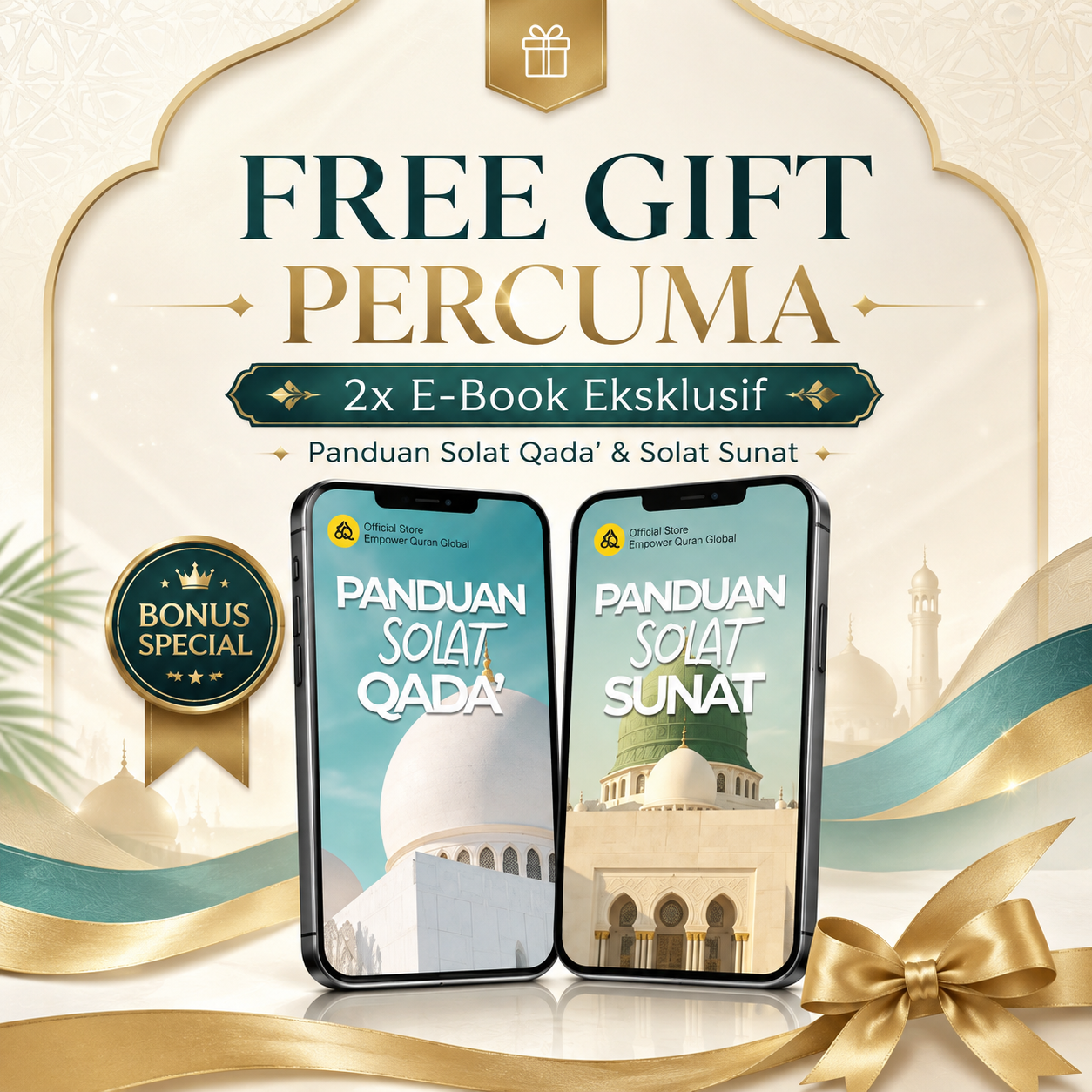 Freegift Ebook Qada Solat dan Solat Sunat